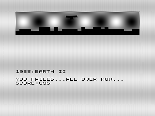 1985, ZX81 screen shot, by Steven Reid, 1985