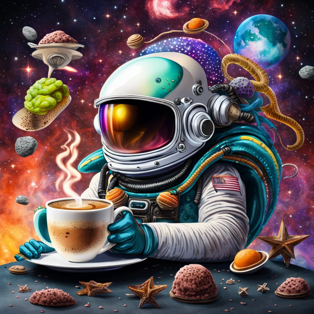 Coffee time. 2023 by Steven Reid