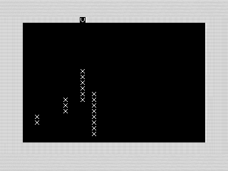 Faller, Screen Shot, ZX81, Steven Reid 1984