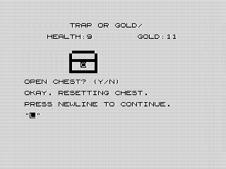 Trap or Gold, Leaving the chest unopened, 2026 by Steven Reid