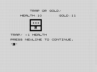 Trap or Gold, Triggering a trap, 2026 by Steven Reid