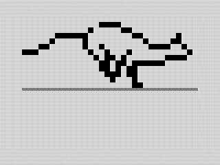 Cat Animation, 2023, ZX81 version by Steven Reid