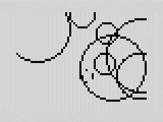 Circles, ZX81 Screenshot, 2022 by Steven Reid