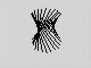Cylinder, ZX81 Screenshot #2 by Steven Reid, 2025