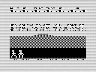 Halloween, ZX81 Screenshot by Steven Reid, 1984