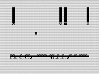 Laser Catch, ZX81 Screenshot by Steven Reid, 1984