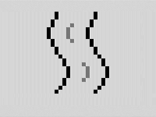 Road, ZX81 Screenshot, 2022 by Steven Reid