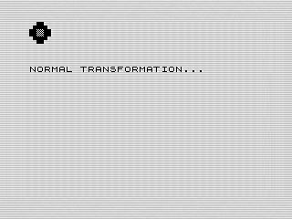 Slow Down, ZX81 screen shot, by Steven Reid, 1985