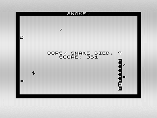 Snake! Died Screenshot, 2022 by Steven Reid