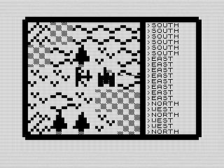 Tiles, ZX81 Screenshot Showing Different Tiles, Steven Reid, 2013