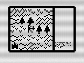 Tiles, Creating World ZX81 screenshot, Steven Reid, 2013