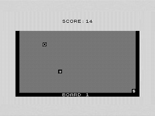 Water Bug, Board 1 ZX81 Screenshot, 1984 by Steven Reid