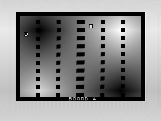 Water Bug, Board 4, ZX81 Screenshot, 1984 by Steven Reid