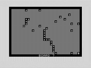 Water Bug, Board 7, ZX81 Screenshot, 1984 by Steven Reid