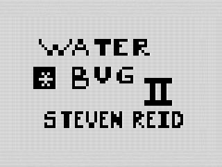 Water Bug II, ZX81 Introduction Screenshot, Steven Reid, 1984
