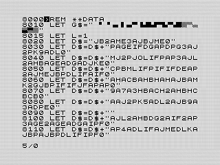 “Compressed DATA for screen”