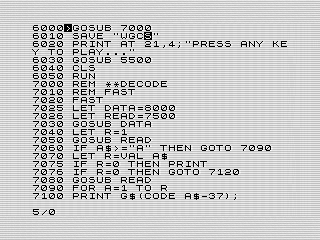 “Saving the generated screen”