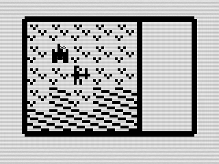 Tiles, ZX81 Screenshot Showing Different Tiles, Steven Reid, 2013